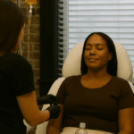 Client receiving Energy Recharge IV Therapy at Reviv Beauty Med Spa in Sanford to boost energy and reduce fatigue