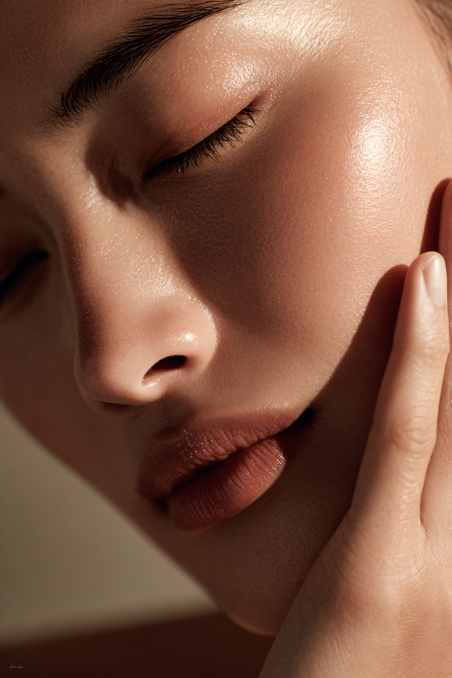 Close-up of under-eye skin showing smooth, hydrated texture after an under-eye skin booster treatment at Reviv Beauty Med Spa in Sanford, FL.